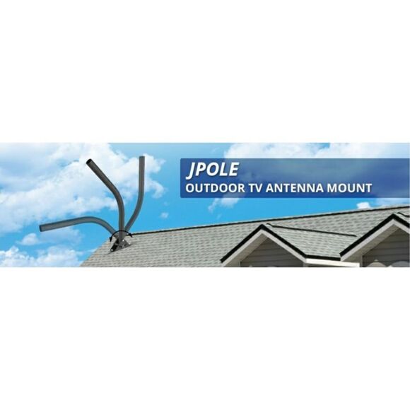 J Pole Outdoor TV Antenna Mount, AT-723, New in Original Packaging, Never Used - Picture 1 of 10